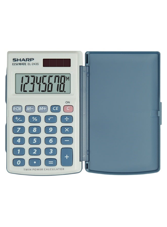 Sharp Electronics Dual 8-Digit Electric Calculator (EL-243S) - Image 2